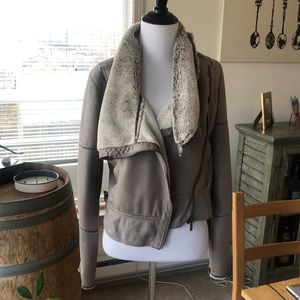 Bebe faux fur lined winter jacket